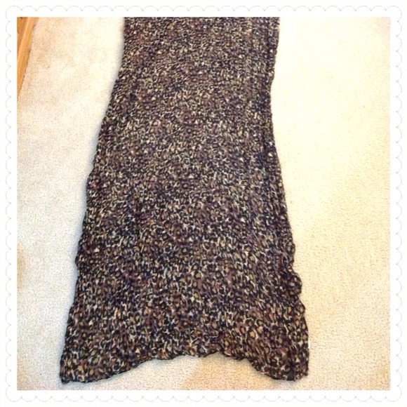 Zara leopard print scarf