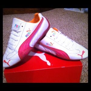 Bright colored Pumas