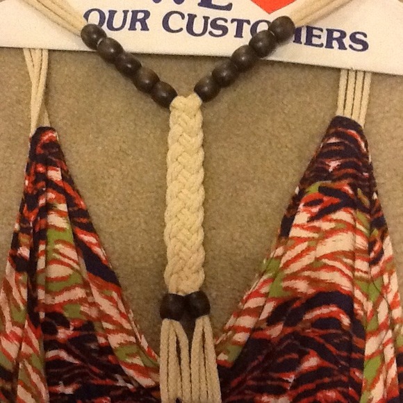 Tribal halter dress - Picture 3 of 4