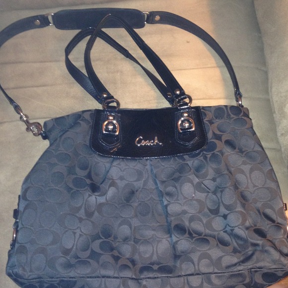 Coach signature handbag