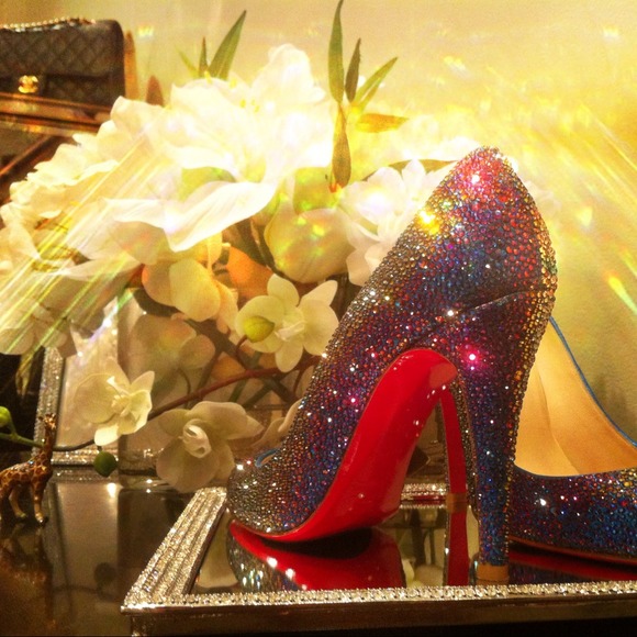 Chanel, Christian Louboutin Swarovski Pumps