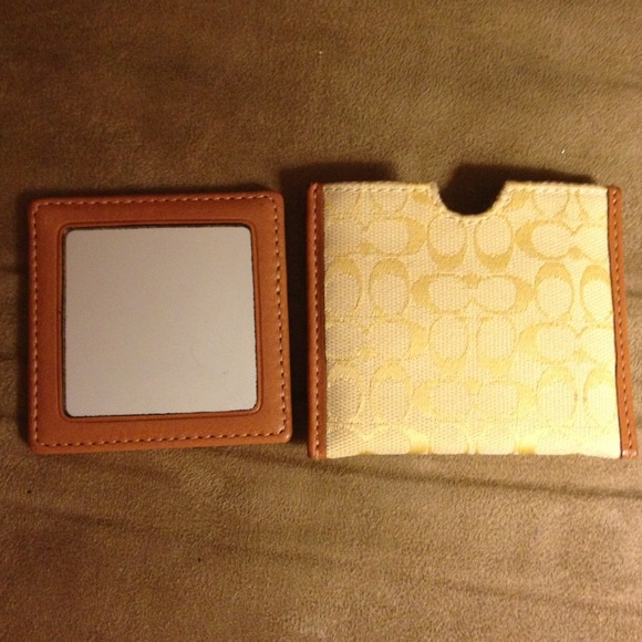 Coach signature mirror