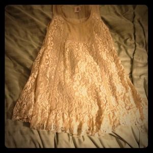 Very cute cream lace summer dress
