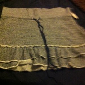 A really cute skirt with ruffles on bottom