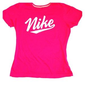 Hold Nike Slim Fit pink T Shirt xl