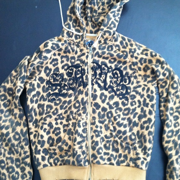 Leopard lamb hoodie