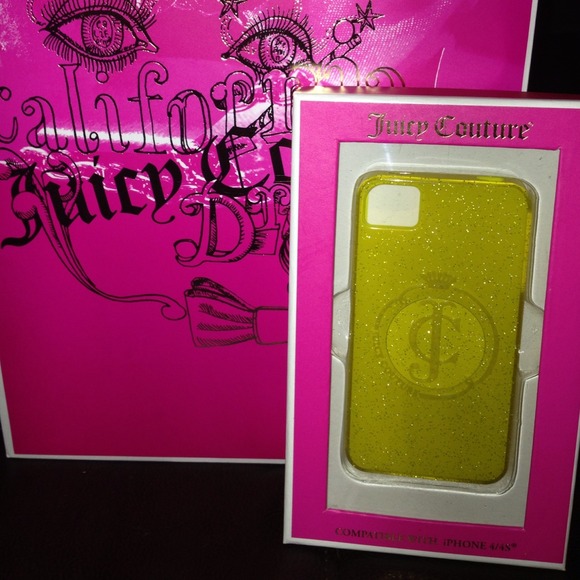 New Juicy Couture iphone 4/4s cell phone case.