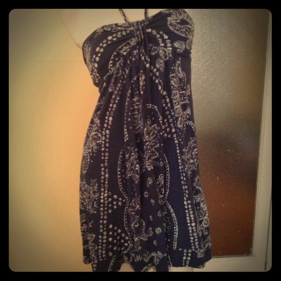✂Reduced✂Halter tassel tie dress