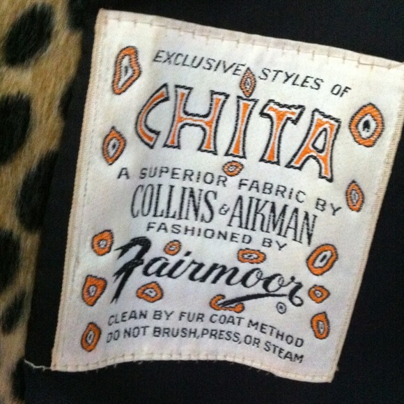 **** Not for sale***Vintage Faux Leopard coat - Picture 4 of 4