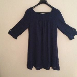 Blue tunic dress never worn