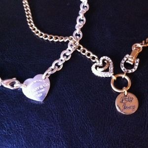 Reserved juicy and Tiffany necklace