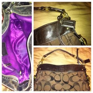 Signature Carly Coach Handbag
