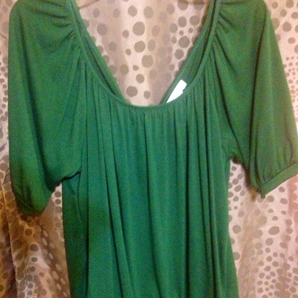 💢 SOLD 💢Green Exhilaration Shirt