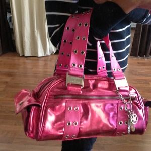 REDUCED😉Metallic pink BEBE SPORTS purse