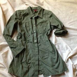 📌Bundle📌Army green tunic