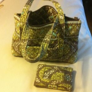 Vera Bradley handbag and wallet
