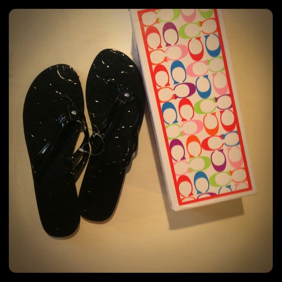 Coach Flip Flops