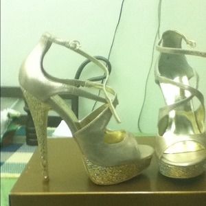 Gold Audrey Brooke Heels