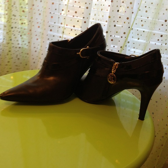 Black ankle boots