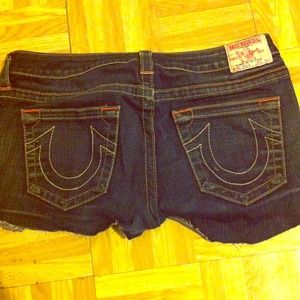 True Religion jeans shorts