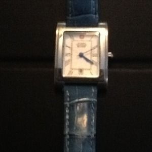 Sea blue Swiss Army watch