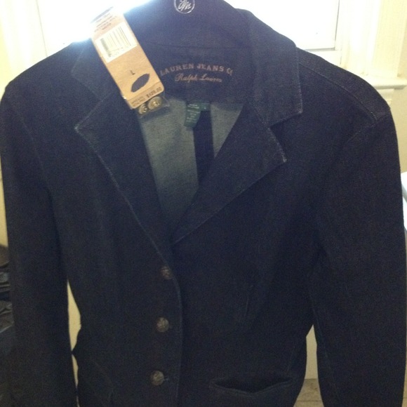 Reduced Worn 1x. Ralph Lauren denim blazer. - Picture 1 of 4