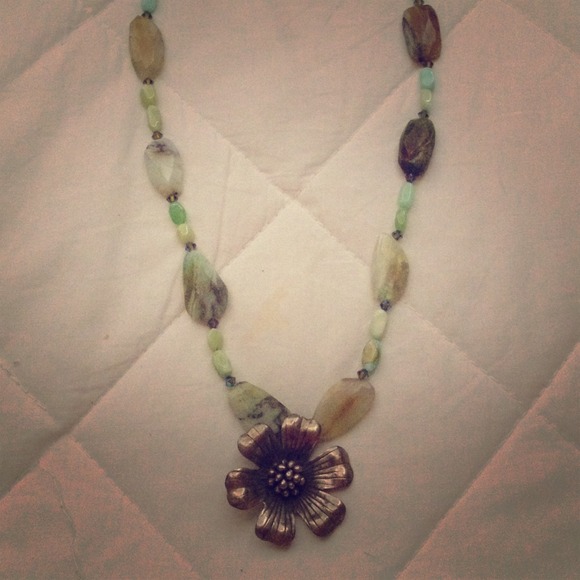 No longer available!! Handmade flower necklace