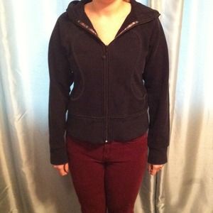 lululemon black scuba hoodie