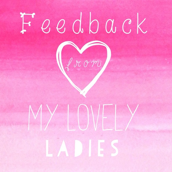 Feed back from my costumers 😍