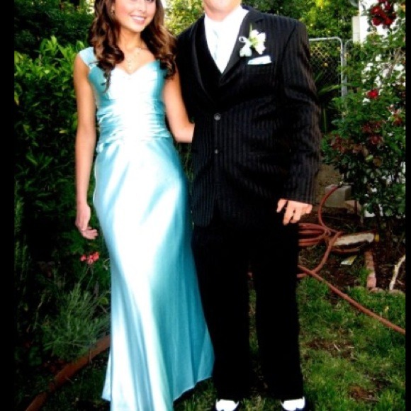 Aqua Prom Dress
