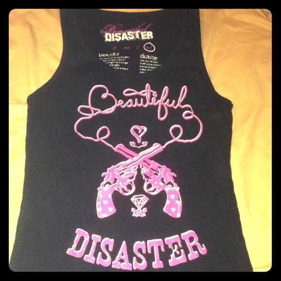 💗Sold💗Beautiful Disaster Tank Top
