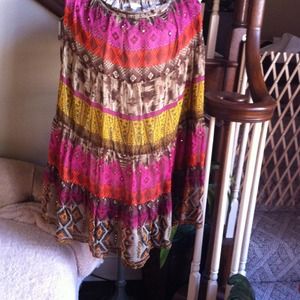 Colorful  JM collection skirt