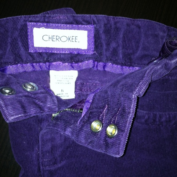 Deep purple Cherokee pants - Picture 2 of 2