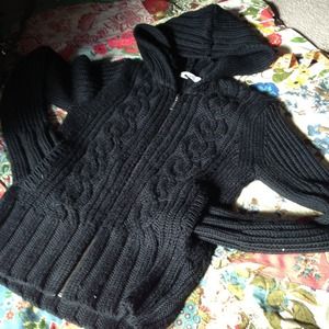 calvin klein zipper hoodie black