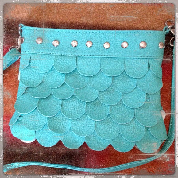 Aqua Crossbody bag