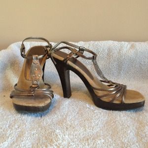 REDUCED...Copper colored sandals