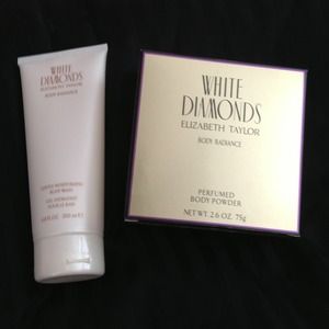 White Diamonds body wash and powder
