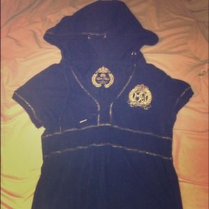 💗Traded💗Ecko black and gold hooded shirt