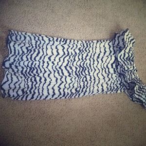 Zebra dress off shoulder