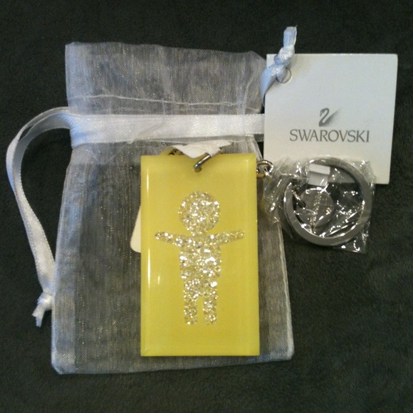 SWAROVSKI crystal key chain with boy design