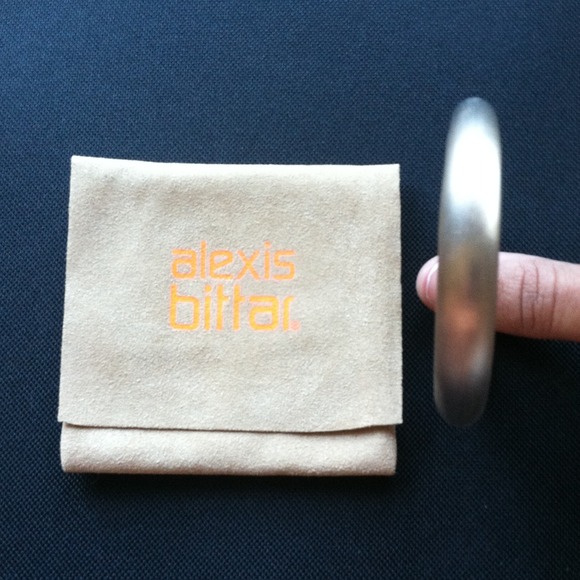 Alexis Bittar Gold Tapered Bangle