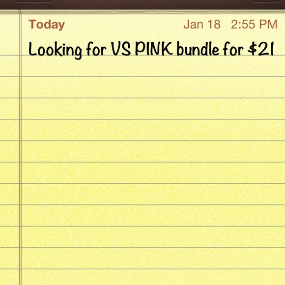 Looking for some PINK items