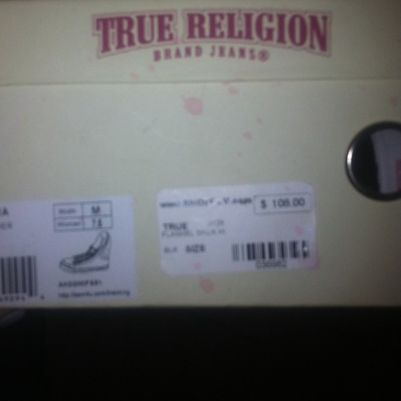 True religion high top gymshoes