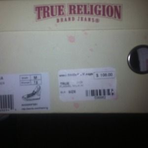 True religion high top gymshoes