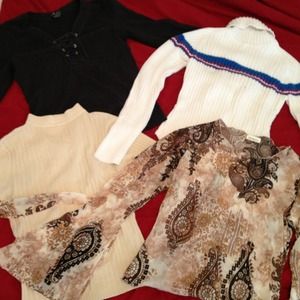 REDUCED😊Long Sleeves Bundle. Medium