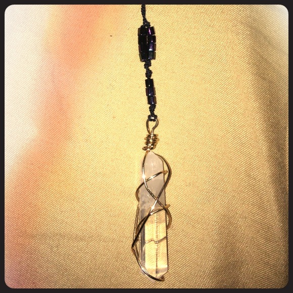 Handmade crystal necklace