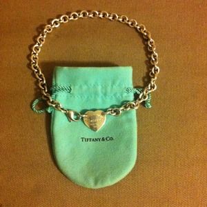Like New - Return to Tiffany Heart Tag Choker
