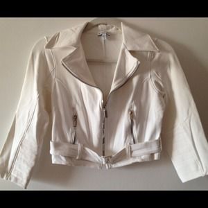 Bebe Sport Tech Terry Moto Jacket