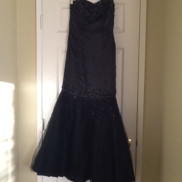 Black evening dress