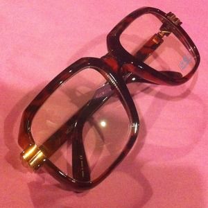 Brown Retro frames 80's fashion (Run DMC replica)